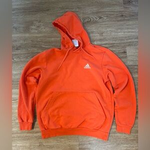 Adidas Men's Orange Hoodie